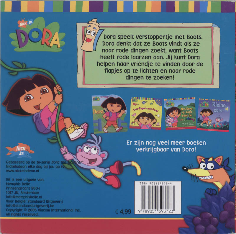 Waar is Boots? / Dora achterkant