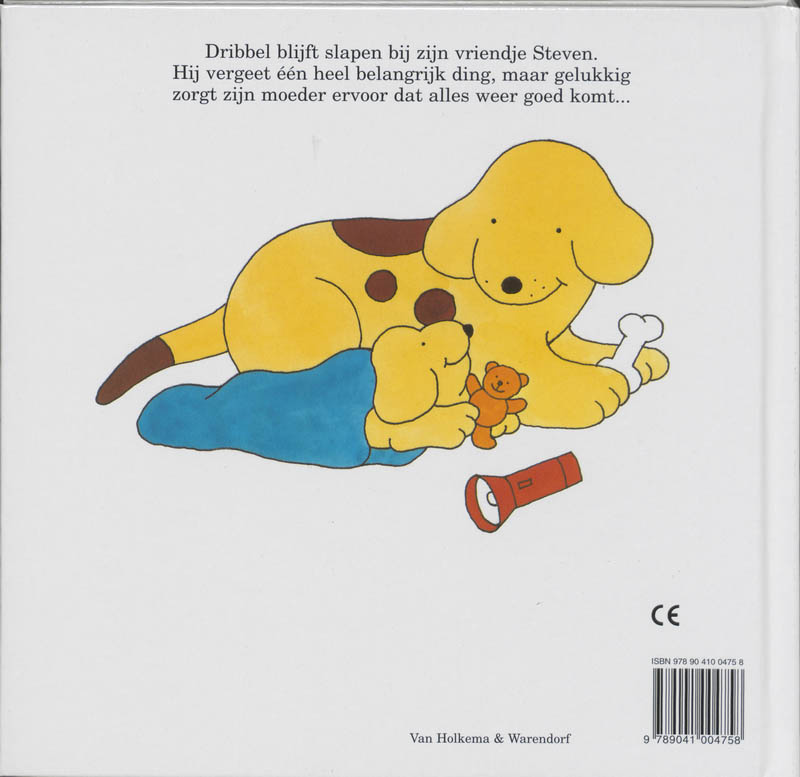 Dribbel - Dribbel gaat logeren achterkant