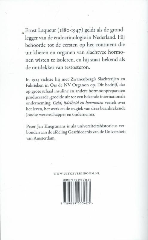 Geld, ijdelheid en hormonen achterkant