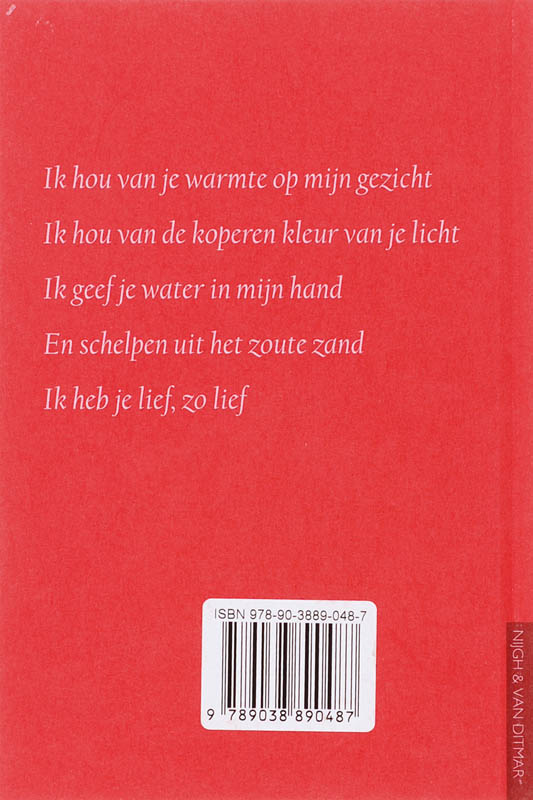 Ik heb je lief, zo lief / druk 1 achterkant