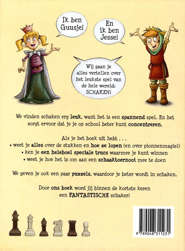 Schaken voor de jeugd achterkant