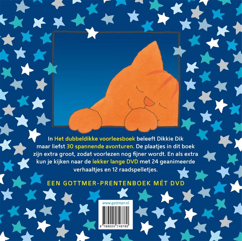 Het dubbeldikke voorleesboek van Dikkie Dik / Dikkie Dik achterkant