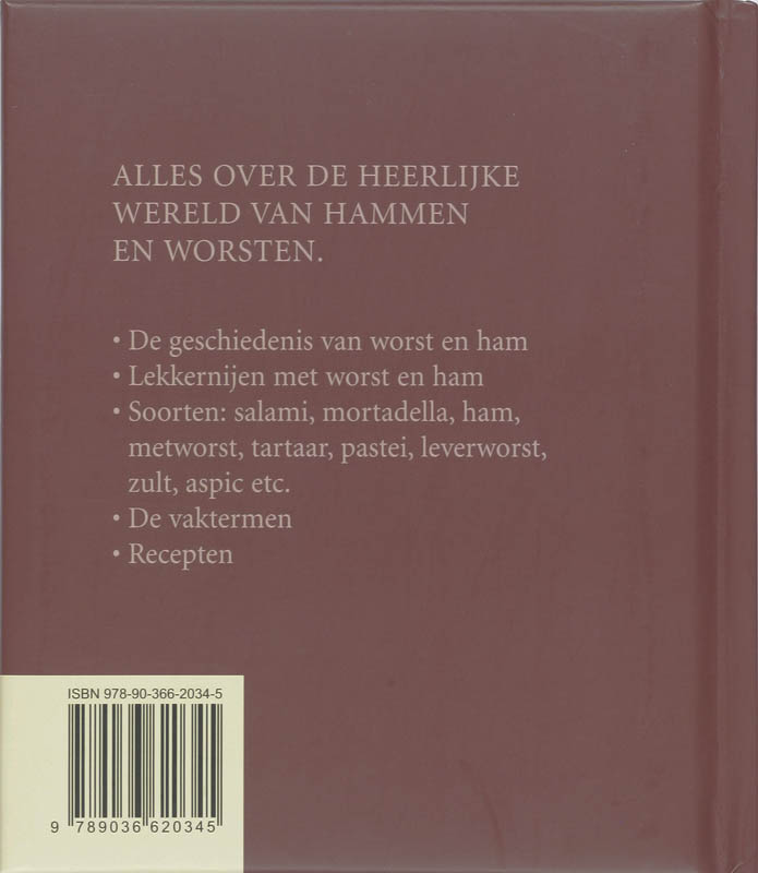 Dumonts Kleine Hammen & Worsten Lexicon achterkant