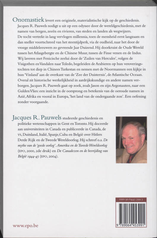 Een geschiedenis van de namen van landen en volkeren achterkant