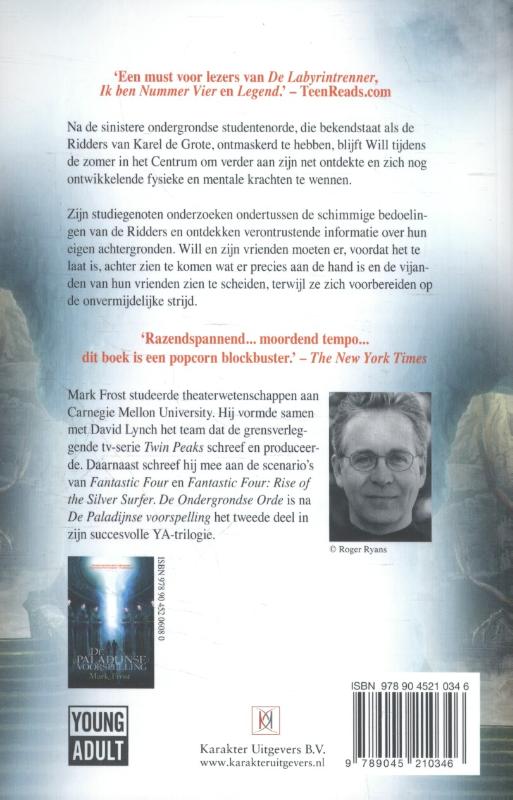 De ondergrondse orde achterkant