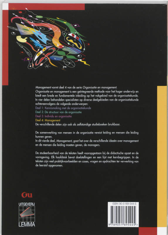 Organisatie & management / 4 Management achterkant