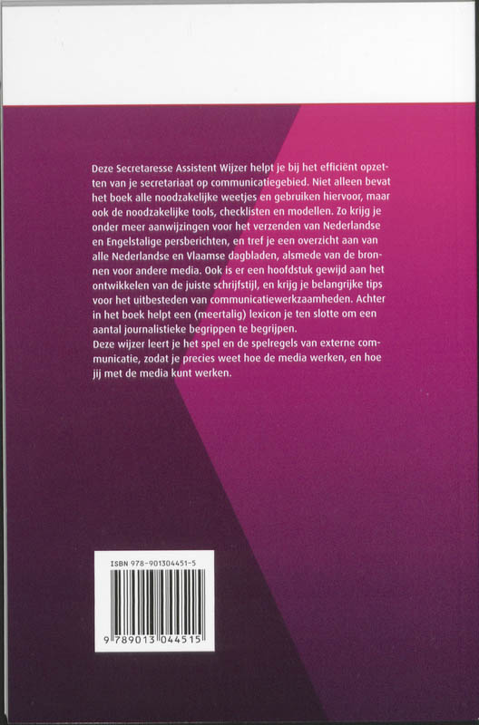 Externe communicatie achterkant