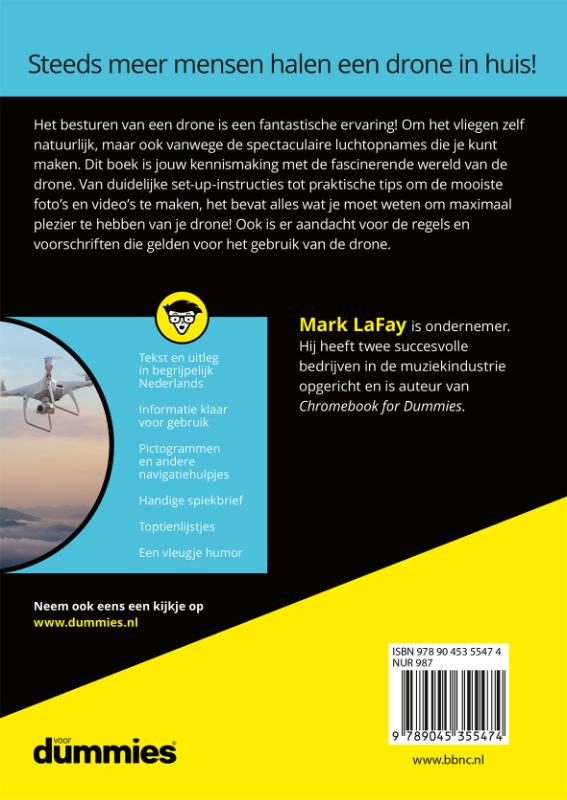 Drones voor Dummies / Voor Dummies achterkant