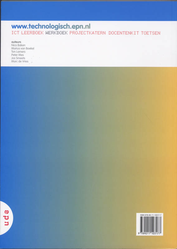 Technologisch 2 Vmbo-T/havo Werkboek-A achterkant