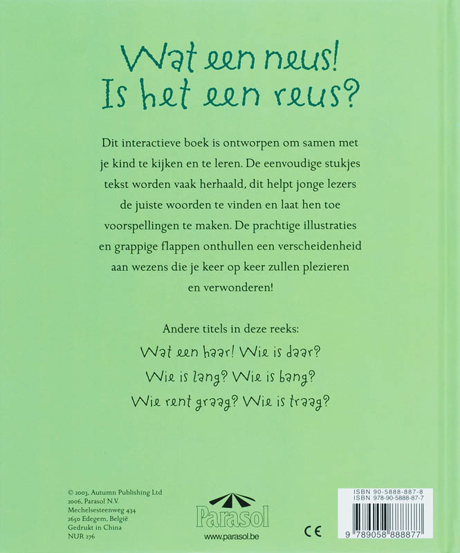 Keer en leer / Wat een neus! Is het een reus? / Keer en leer achterkant