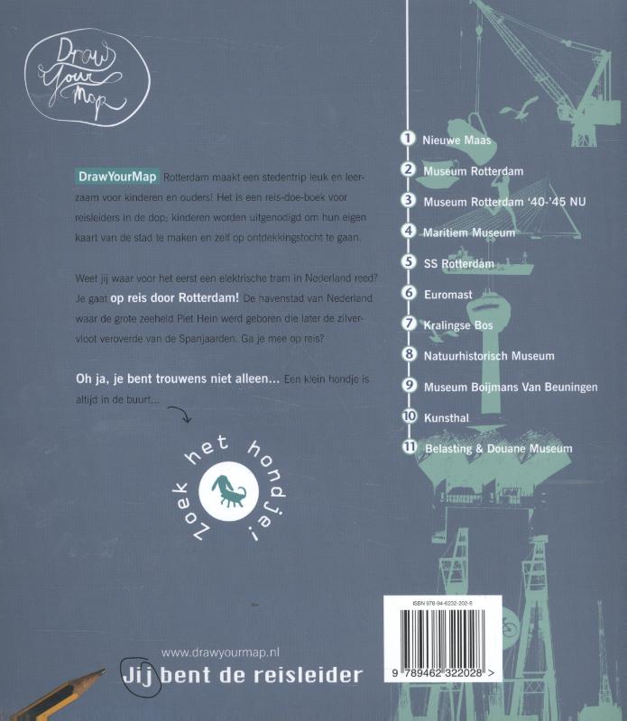 DrawYourMap  -   Rotterdam achterkant