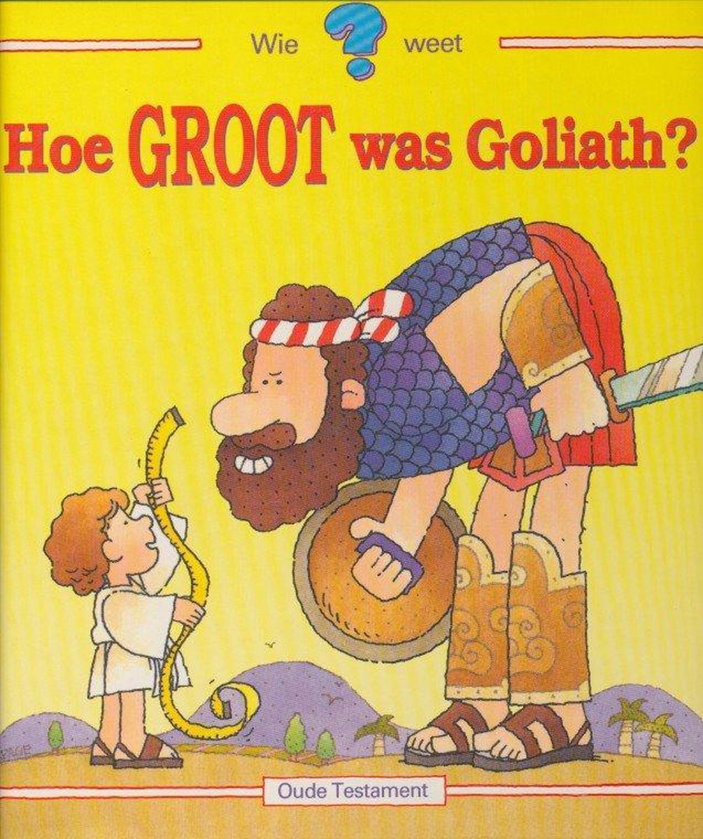 Hoe groot was goliath
