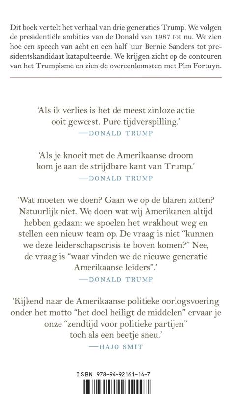 Donald Trump achterkant