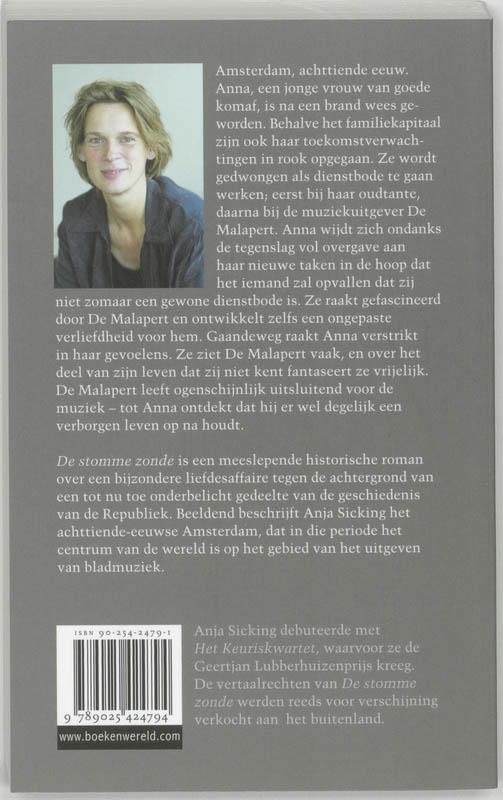 De Stomme Zonde achterkant