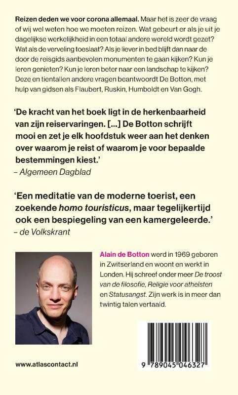 De kunst van het reizen achterkant