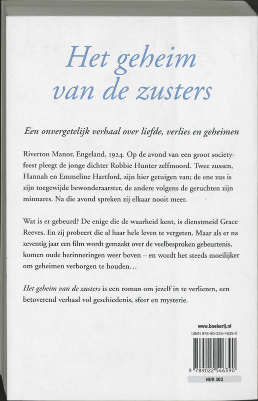 Het geheim van de zusters achterkant