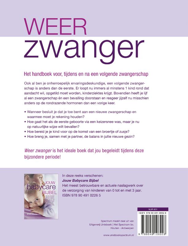 Weer zwanger achterkant