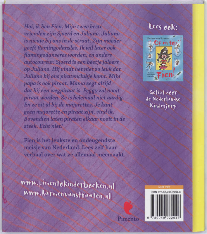 Fien in de hoofdrol achterkant