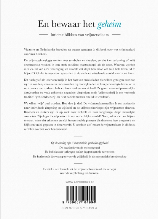 En bewaar het geheim achterkant