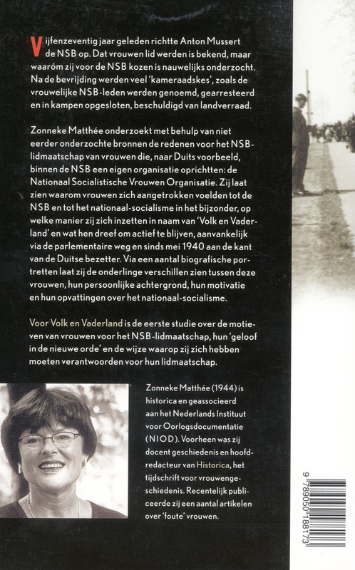 Voor volk en vaderland achterkant