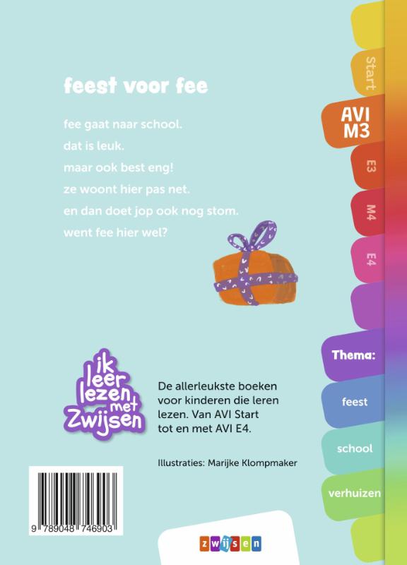 feest voor fee / Ik leer lezen met Zwijsen achterkant