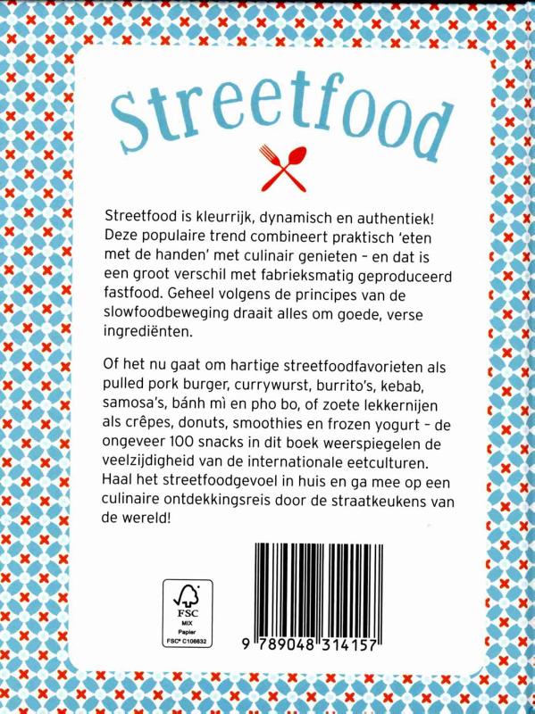 Streetfood / Mini kookboekjes achterkant