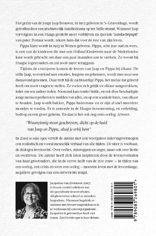 Zand in mijn ogen achterkant