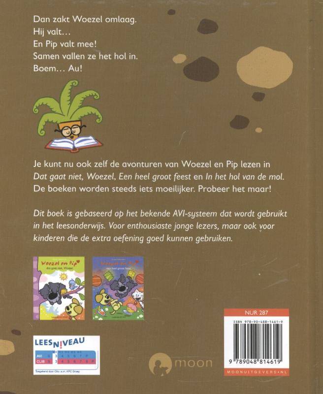 In het hol van de mol / Woezel & Pip achterkant