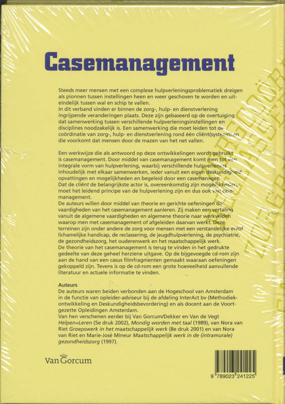 Casemanagement 5E Druk achterkant