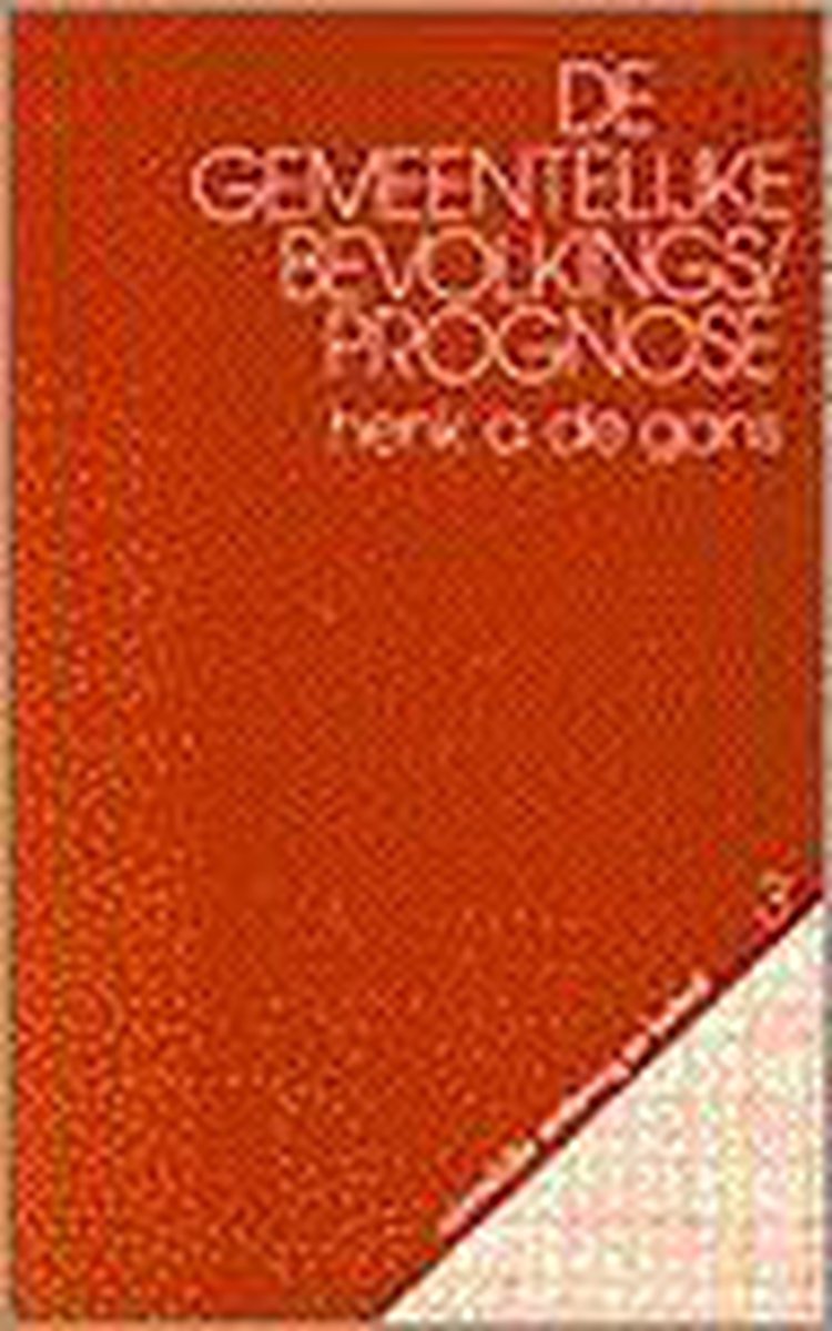 GEMEENTELIJKE BEVOLKINGSPROGNOSE