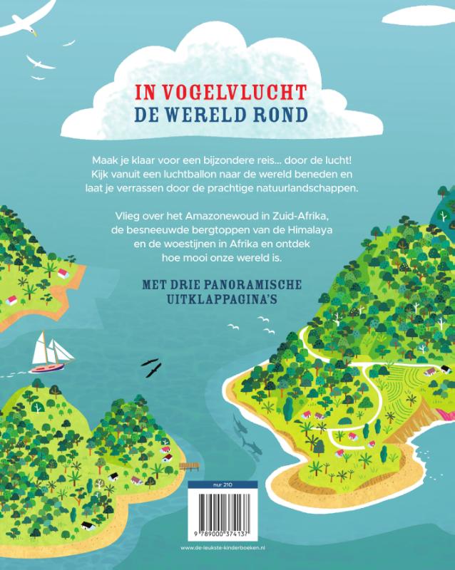 In vogelvlucht achterkant