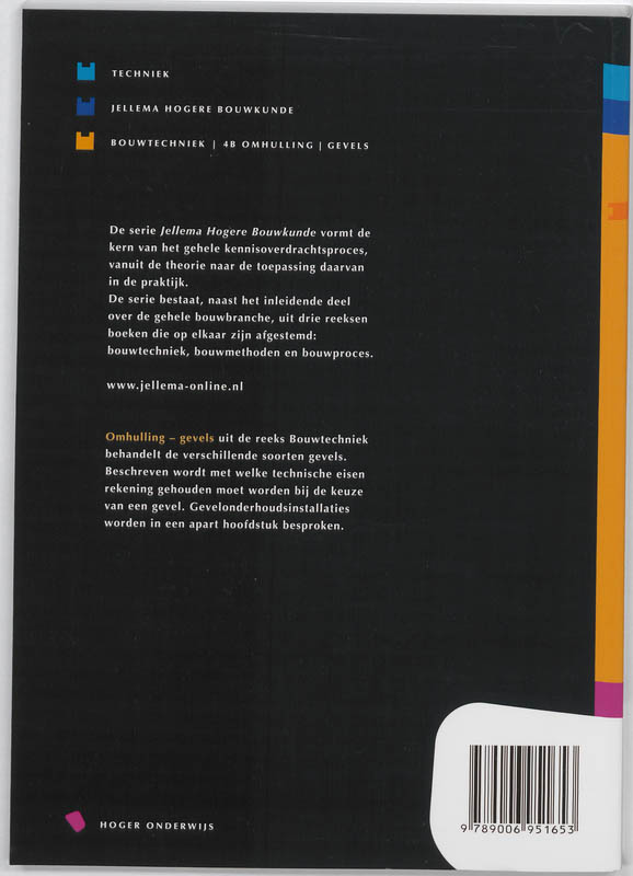 Omhulling / 4B Gevels / Jellema achterkant
