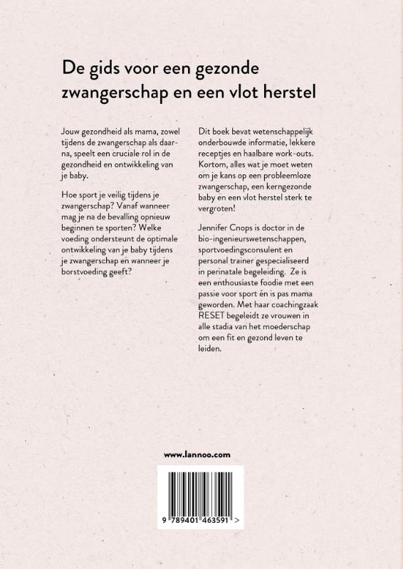 Fit en gezond tijdens en na je zwangerschap achterkant