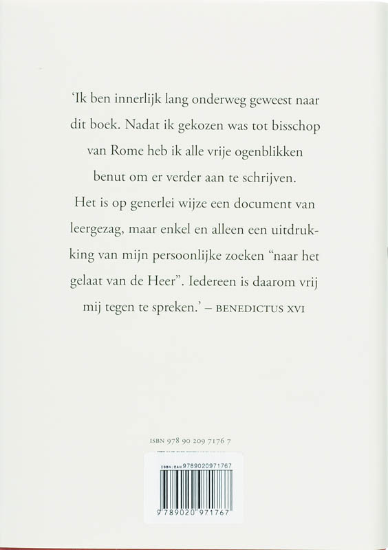 Jezus Van Nazareth achterkant