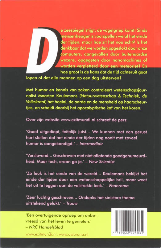 Exit Mundi achterkant