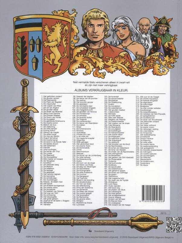 De klauw / De Rode Ridder / 247 achterkant