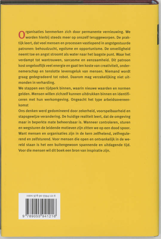 Ondernemen met gevoel achterkant