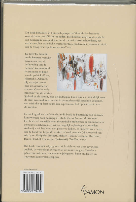 De filosofie en de kunsten achterkant