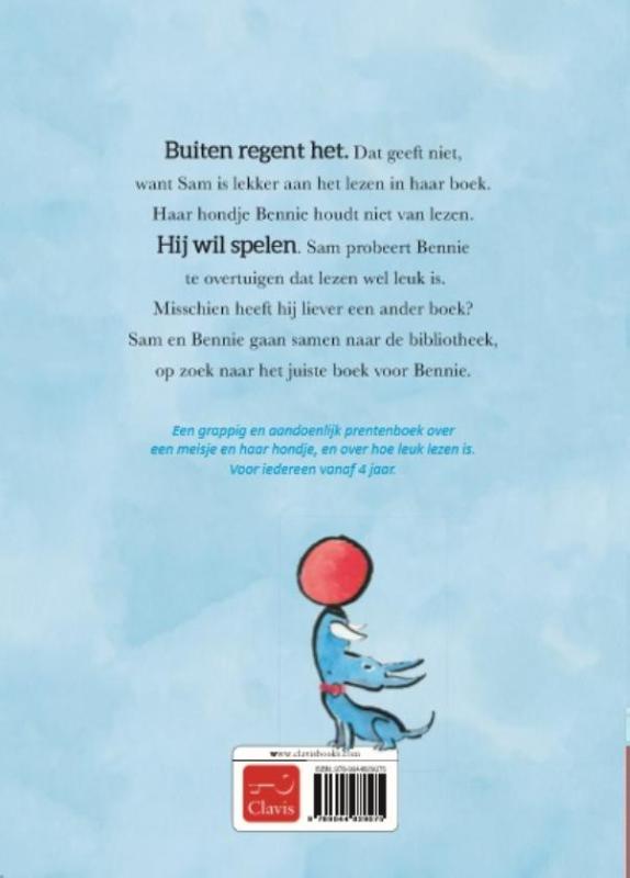 Sam en Bennie op zoek naar een boek / Sam en Bennie achterkant