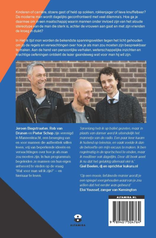 Het is tijd man achterkant