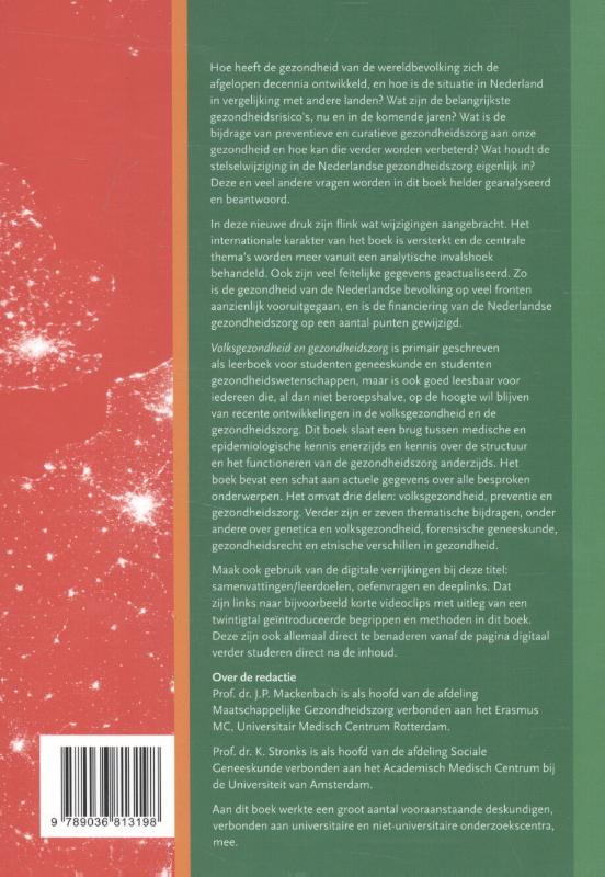 Volksgezondheid en gezondheidszorg achterkant