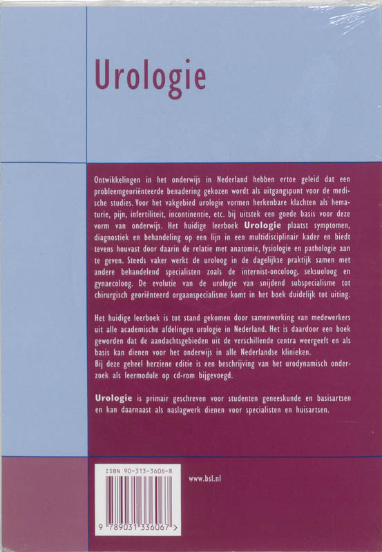 Urologie + CD-ROM achterkant