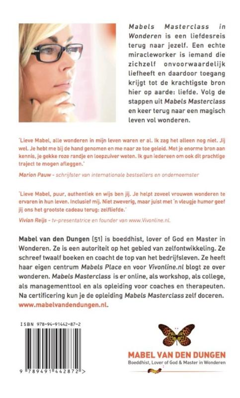Mabels masterclass in wonderen achterkant