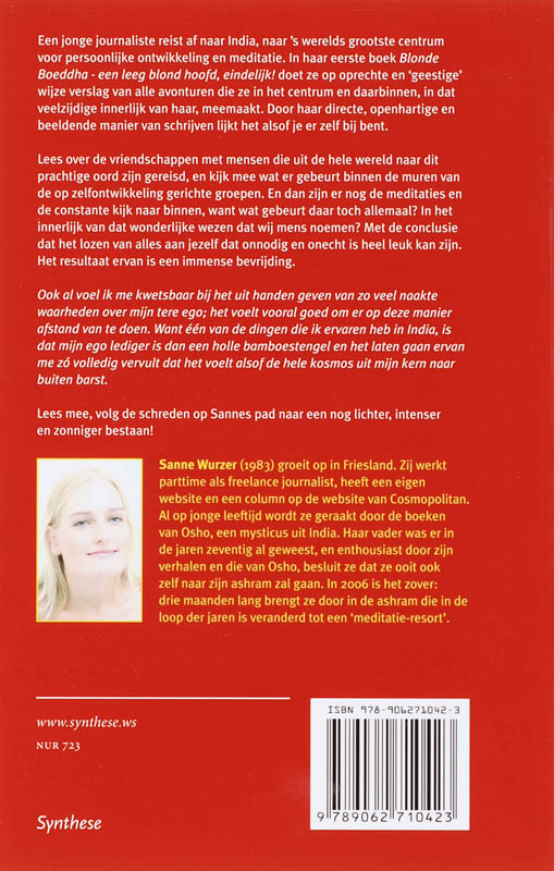 Blonde Boeddha achterkant