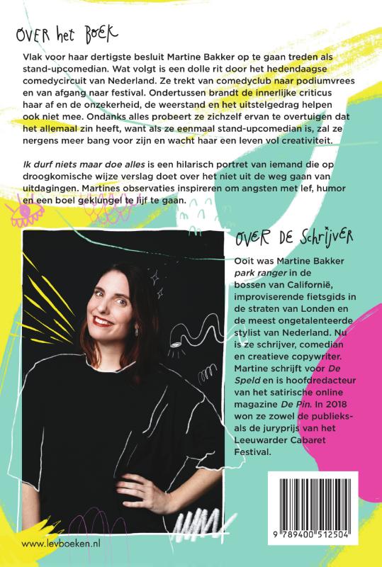 Ik durf niets maar doe alles achterkant