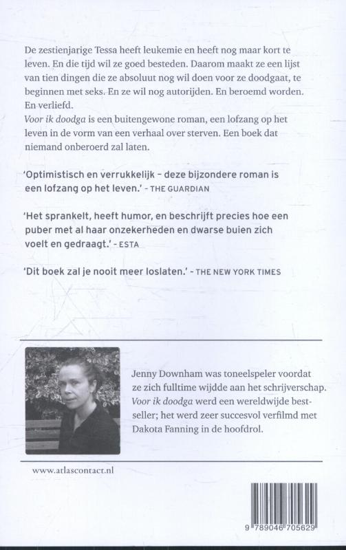 Voor ik doodga achterkant