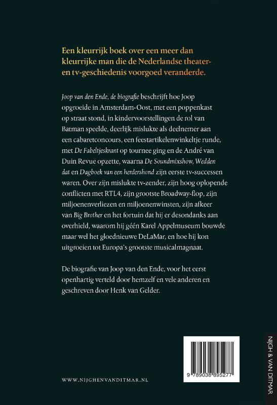 Joop van den Ende achterkant