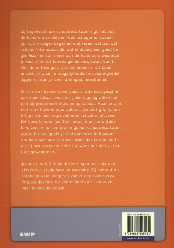 Ik weet niet, het lukt gewoon niet achterkant