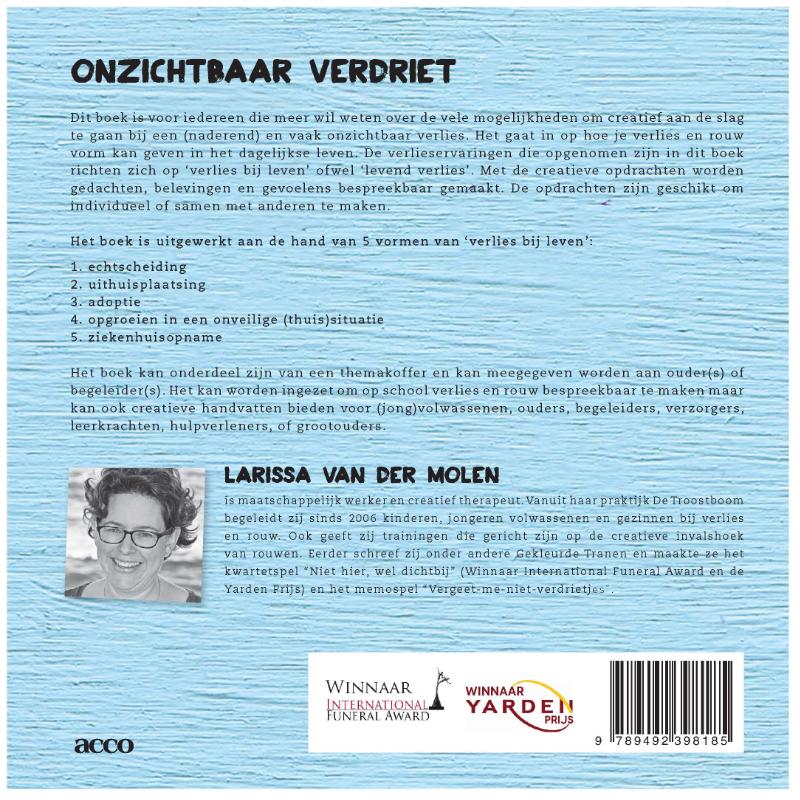 Onzichtbaar verdriet achterkant