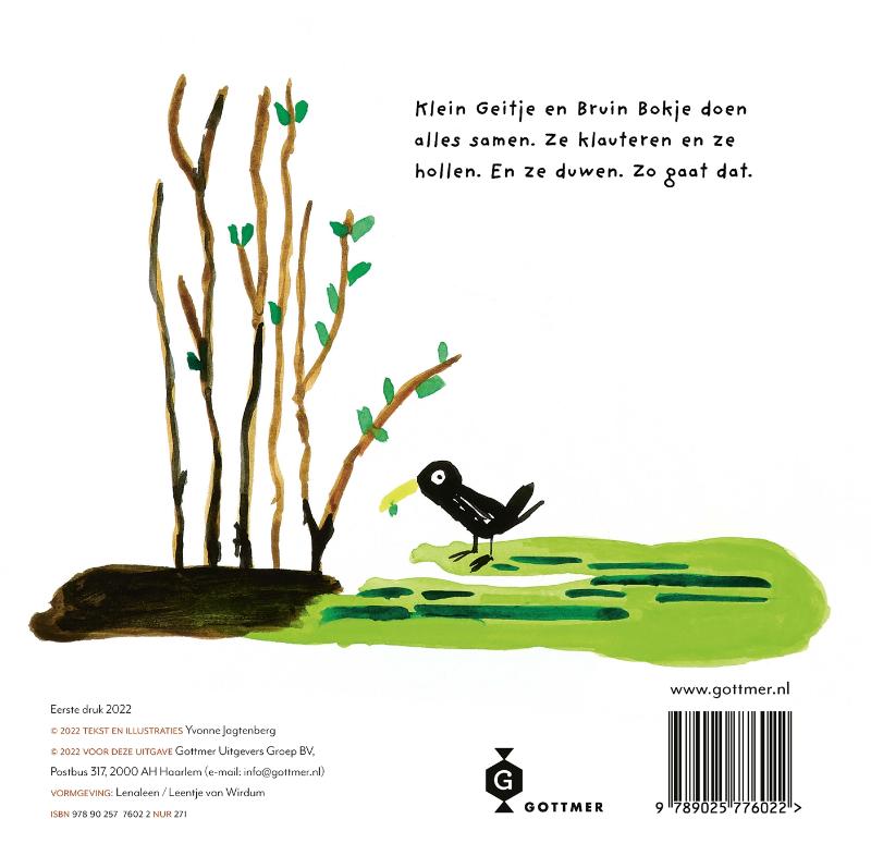 Klein Geitje en Bruin Bokje / Klein Geitje achterkant